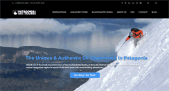Desktop Screenshot of patagoniaskitours.com