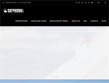 Tablet Screenshot of patagoniaskitours.com